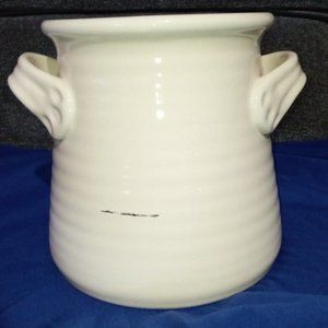 Tabletops Gallery Morocco Handcrafted Crock With Handles Dishwasher Safe